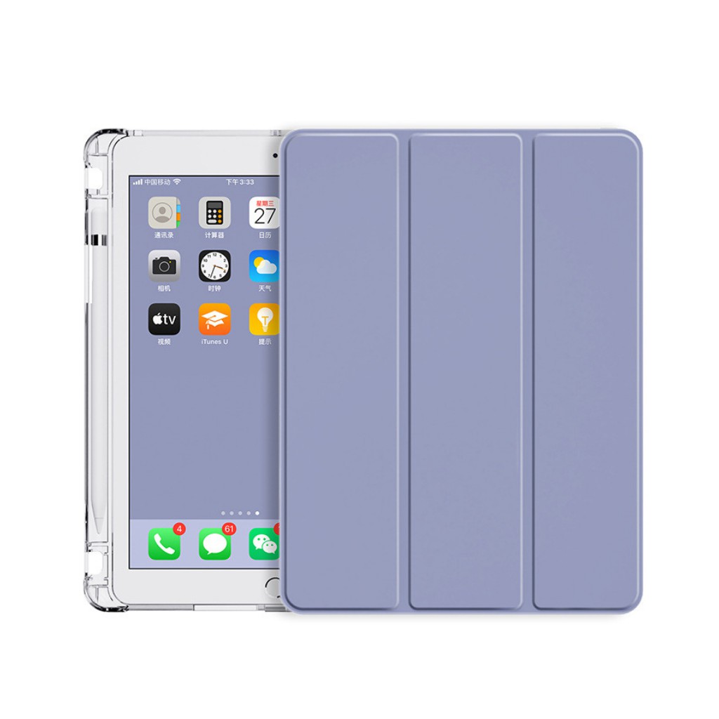 Bao da iPad Silicon + Ngăn đựng bút ốp ipad Pro 11/10.5/Air 3/10.2 gen 7/8/Air 2/Air 1...MART CASE | BigBuy360 - bigbuy360.vn