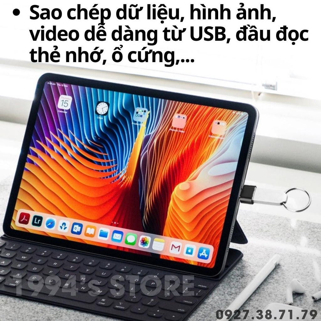 Cáp OTG USB sang Type-C tốc độ cao 3.0 - Sao chép dữ liệu - Sạc ngược - Kết nối bàn phím và chuột