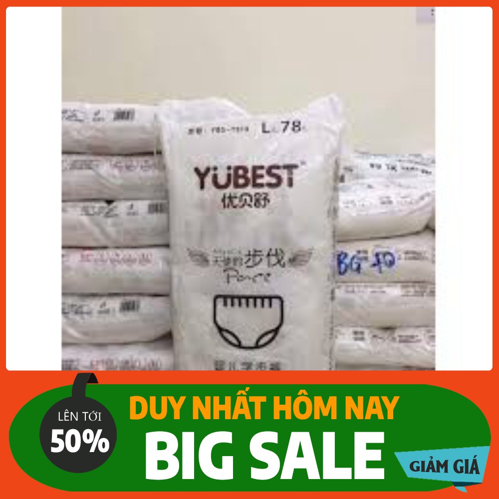 Bỉm YUBEST Natural/Angel / Gold Dán/Quần nhiểu Size S132, S90, M108, M84, L78, XL84, XXL72, XXXL66 ĐẸP ĐẦY ĐỦ