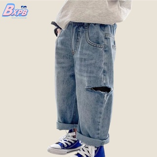 Quần Jeans Rách Thời Trang Cho Bé Trai 3-15 Tuổi