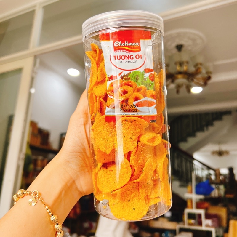KHOAI TÂY SẤY TRỨNG MUỐI hộp 160gr