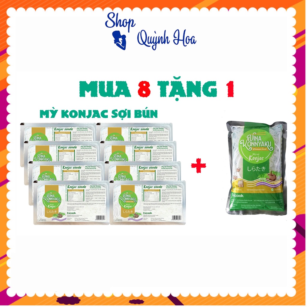 Mỳ Konjac / Bún nưa mì nưa Konjac SỢI BÚN RỜI 150g phù hợp cho người ăn kiêng Keto - Eat Clean
