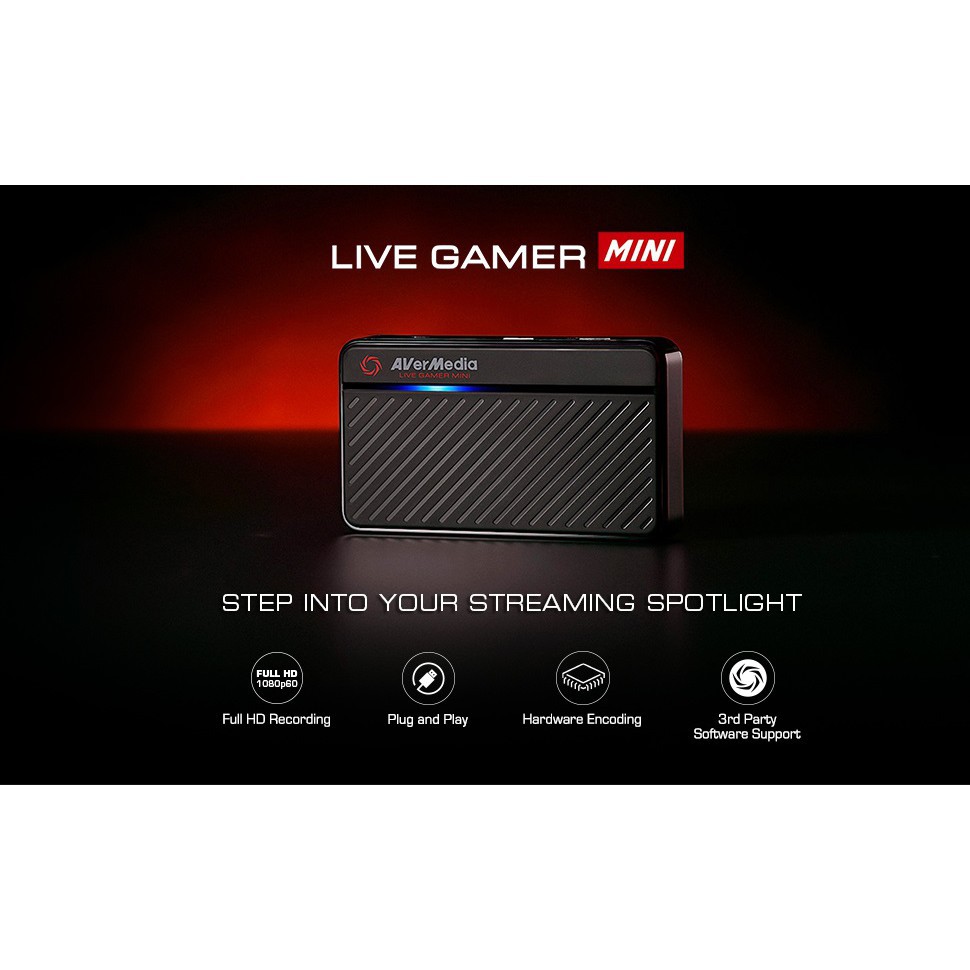 (QUÀ TẶNG 139K) Thiết Bị Capture Card AverMedia GC311 Live Gamer Mini, Stream Capture Card AverMedia Live Gamer