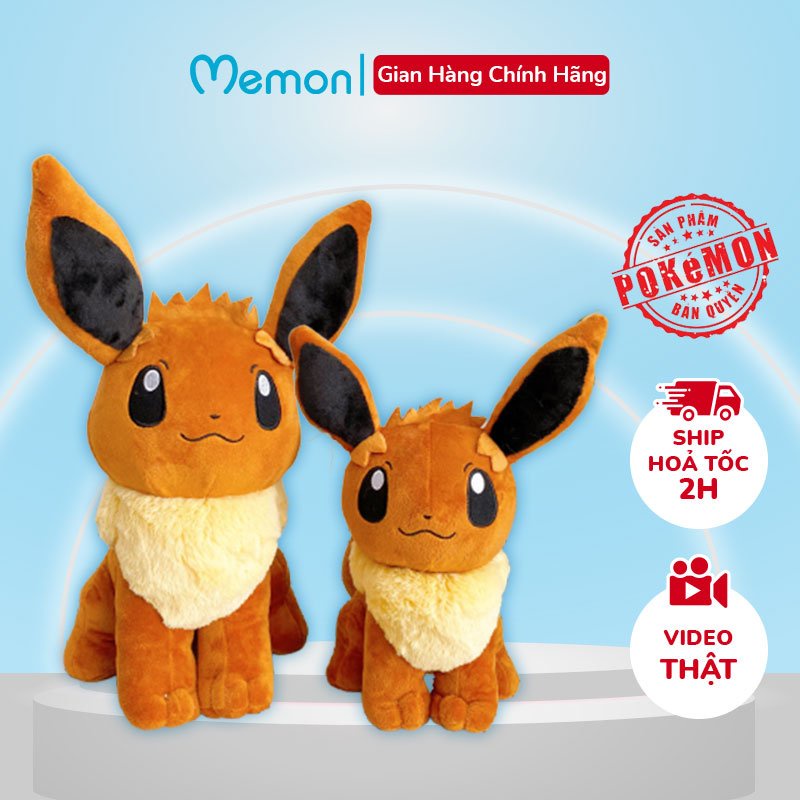 Gấu Bông Eevee Pokemon Cao Cấp Memon