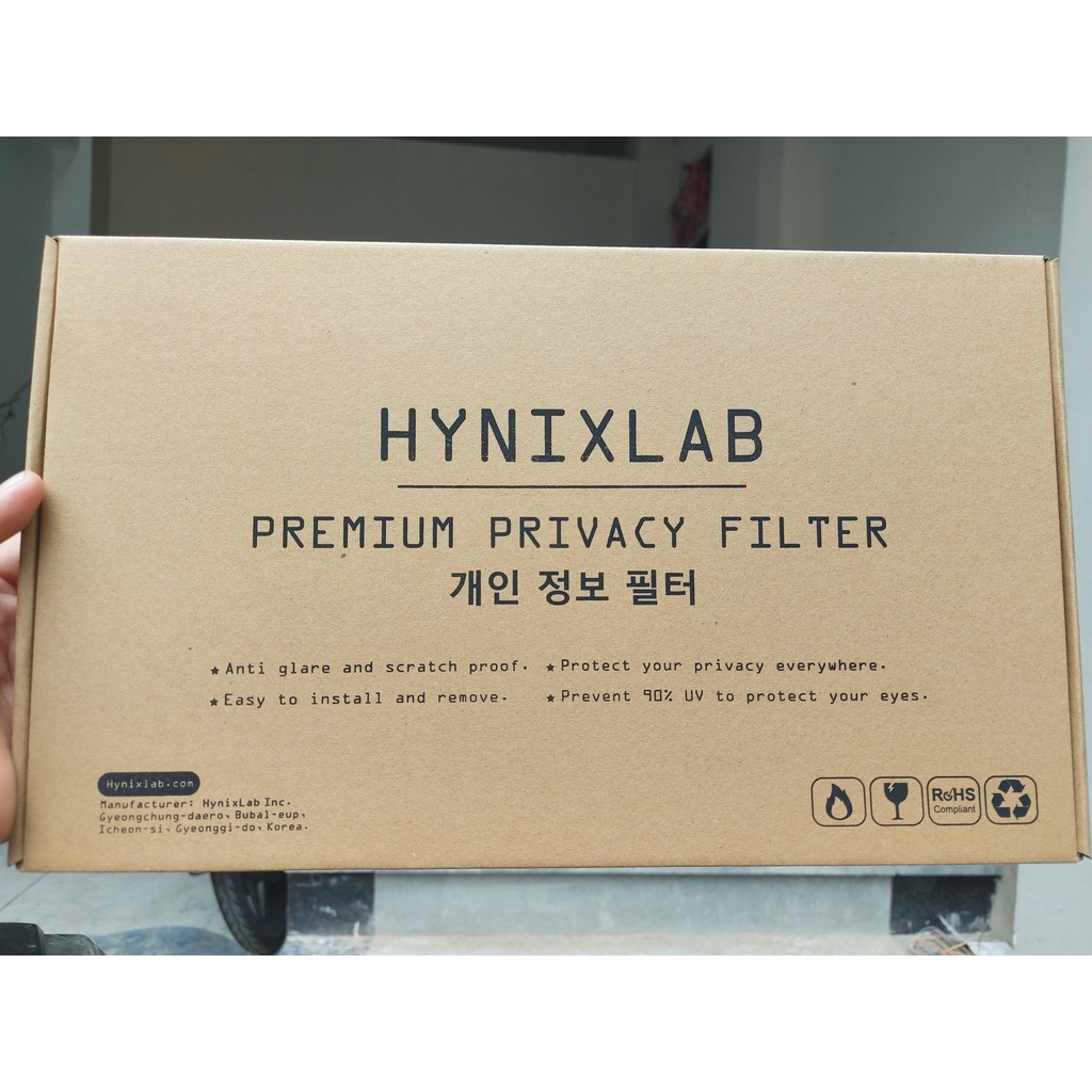 Tấm che, dán màn hình laptop - máy tính chống nhìn trộm HynixLab Hàn Quốc