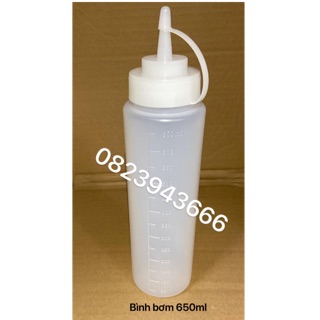Bình bơm siro 480ml - 650ml - Bình bóp siro - Bình đựng Siro