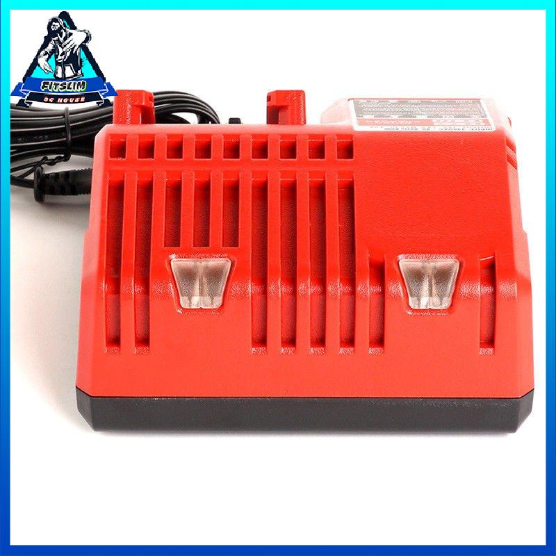 [Fitslim] 14V 18V Power Tool Lithium Battery Charger Replacement For Milwaukee M18