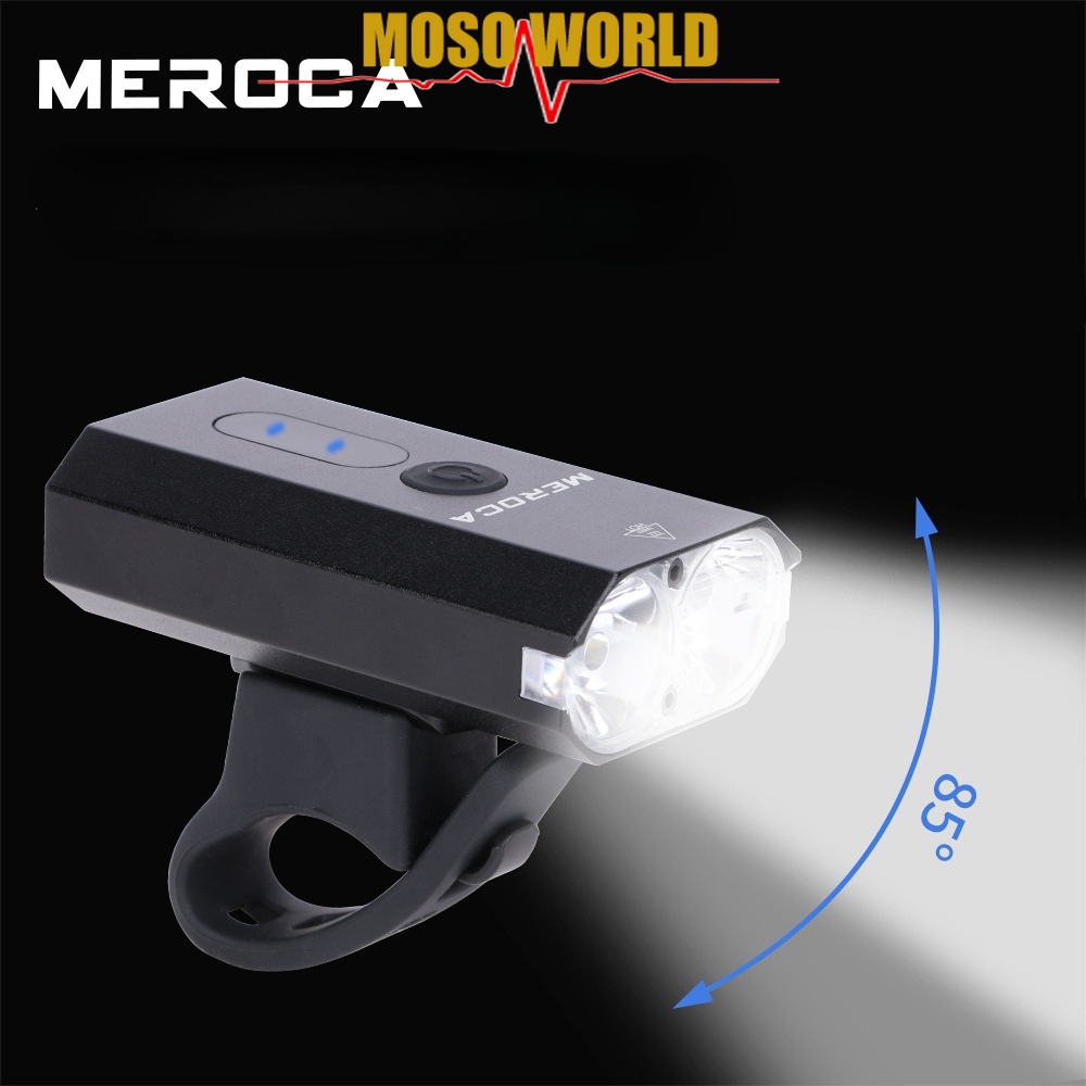 Đèn pha xe đạp MOSOWORLD  QL460-40LM 1500mAh siêu nhẹ chống nước tiện lợi