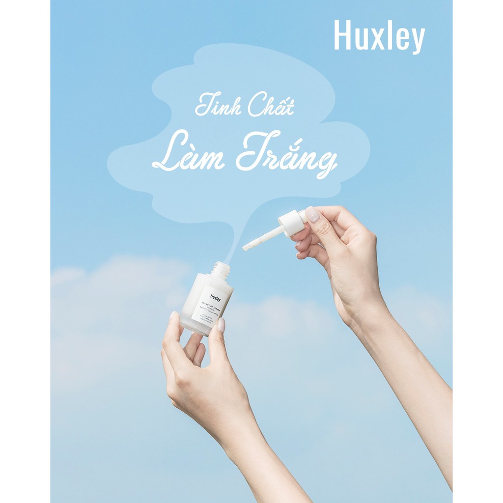 Tinh Chất Dưỡng Da Trắng Sáng, Làm Mờ Đốm Nâu Chiết Xuất Xương Rồng Huxley Essence Brightly Ever After 30ml