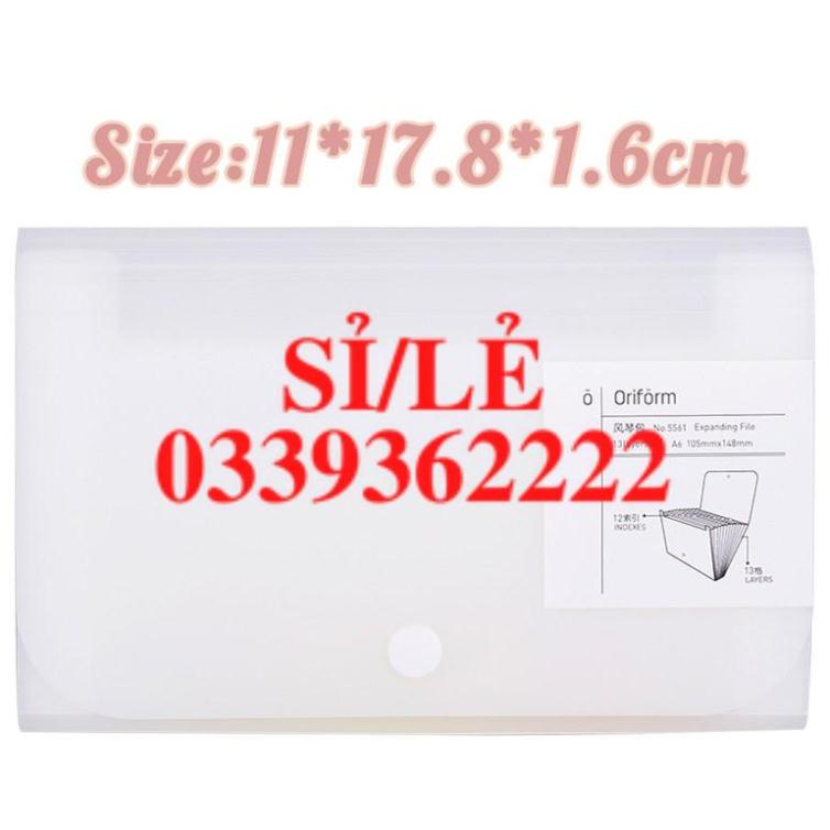 Túi Đựng Tài Liệu Đa Năng Deli 5561 13 Ngăn Khổ A6  HAIANHSHOP