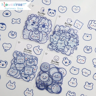Flowertree Sticker Set 40 tờ nhãn dán Flowertree  kiểu giản đơn đáng yêu dùng trang trí