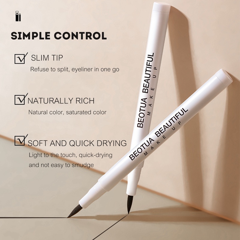 Bút Kẻ Mắt/Bút Kẻ Mắt Mềm Mịn Không Nhòe Kháng Nước Lâu Trôi 3 Màu Tùy Chọn