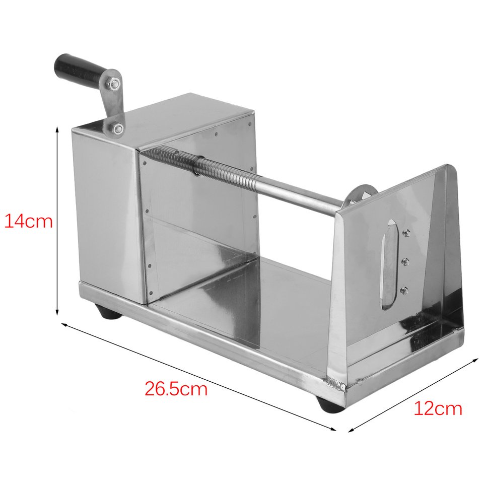 Manual Stainless Steel Twisted Potato Slicer French Fry Vegetable Cutter