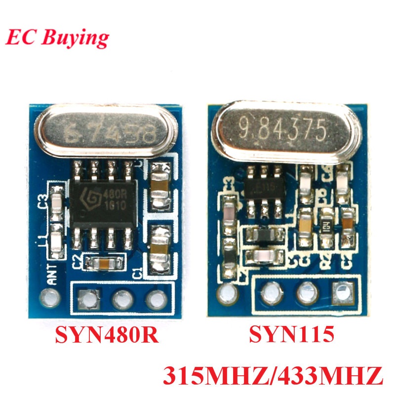 Bảng mạch truyền nhận tín hiệu không dây Syn115 Syn480R 315mhz 433mhz Ask/Ook cho Arduino