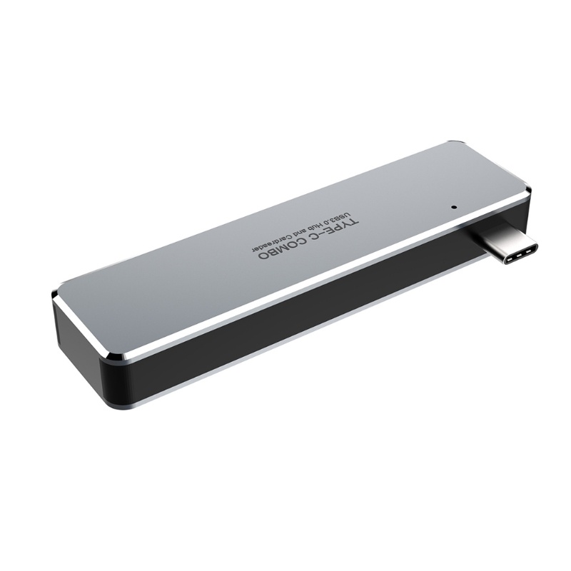 Bộ Chia Cổng USB Type C 5 Trong 1 Đọc Thẻ Nhớ SD TF