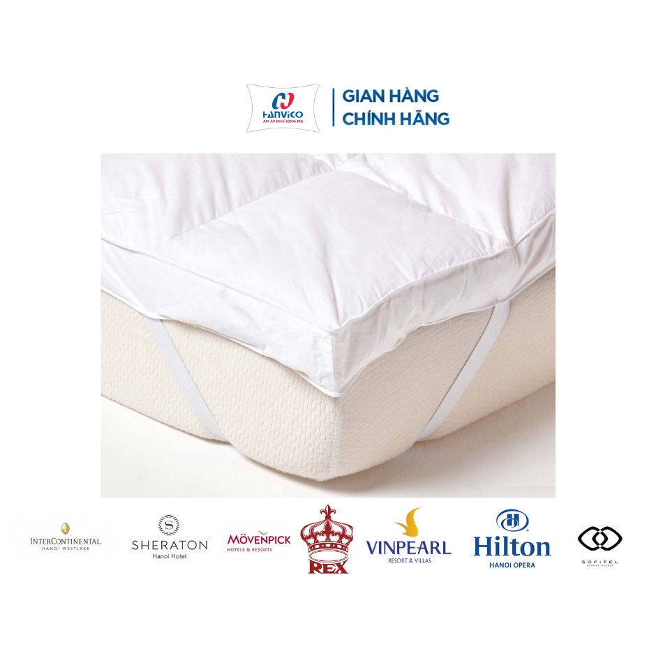 Toper nệm tăng tiện nghi Khách sạn HANVICO Microfiber siêu êm ái