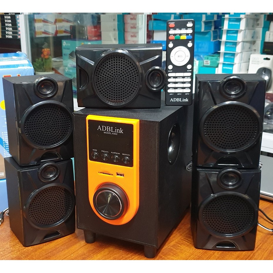 Loa Vi Tính 5.1 ADBLink A502( Bluetooth - FM , Thẻ Nhớ , Usb )