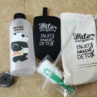 🐽 𝐓𝐚̣̆𝐧𝐠 𝐆𝐮̛𝐨̛𝐧𝐠 - 𝐌𝐮𝐚 𝟏 𝐓𝐚̣̆𝐧𝐠 𝟕 🐽 Bình Đựng Nước Detox 1000ml Đáng Yêu - Bình Nước Ống Hút Kèm 6 Phụ Kiện Tiện Lợi | BigBuy360 - bigbuy360.vn