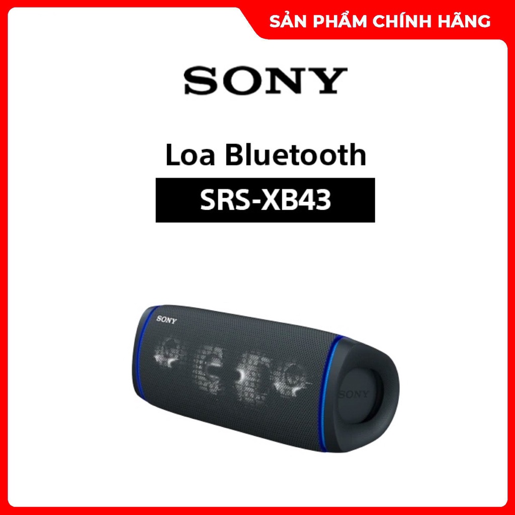 Loa BLUETOOTH di động XB43 với EXTRA BASS - Hàng Chính Hãng