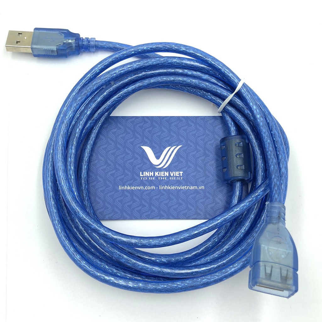 Dây cáp USB ĐỰC - CÁI dài 3 mét / Cáp usb một đầu đực một đầu cái
