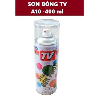 Sơn xịt tv aerosol - màu bóng - a10 clear