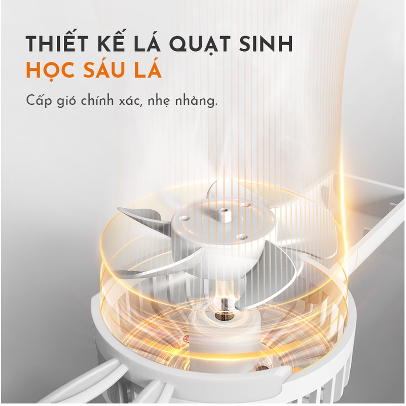Quạt cầm tay mini tích điện GAABOR GFH-N78A sạc USB di động tiện lợi - Hàng chính hãng
