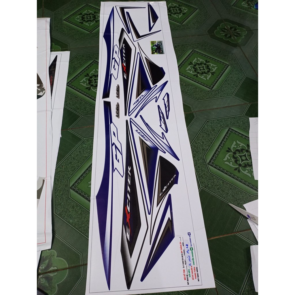 tem rời ex 2010 xanh gp