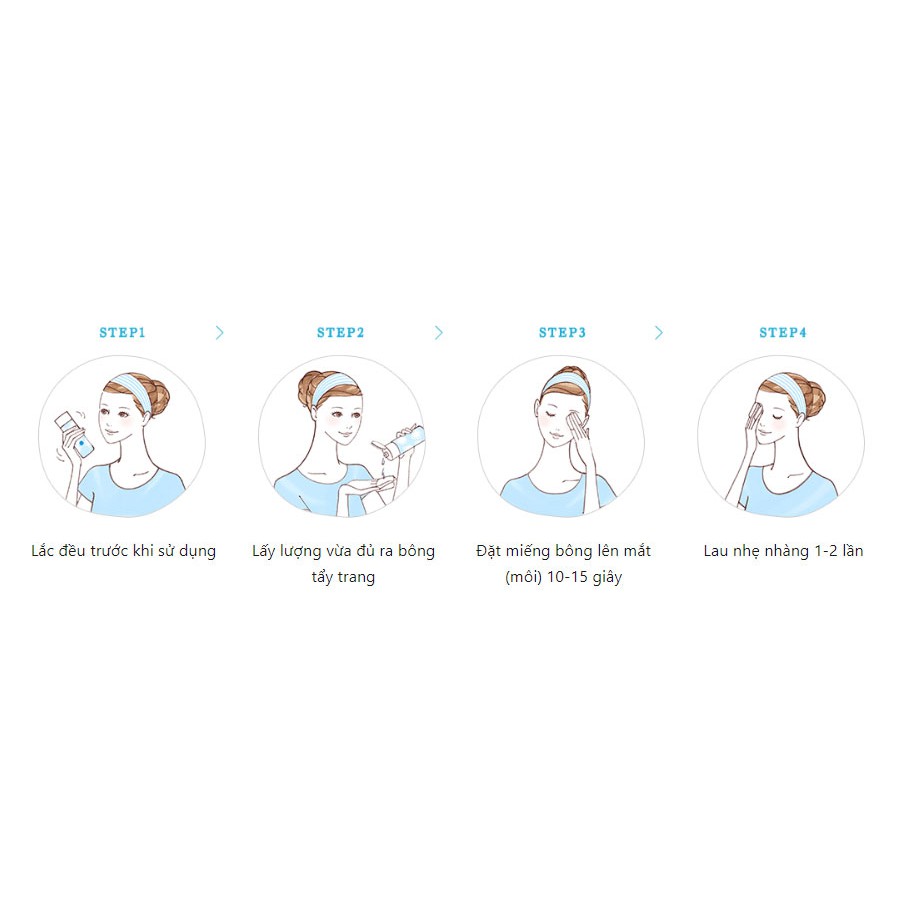 Nước Tẩy Trang Mắt Môi Bifesta Nhẹ Dịu Sạch Tốt Không Cay Mắt 145ml Nhật Bản