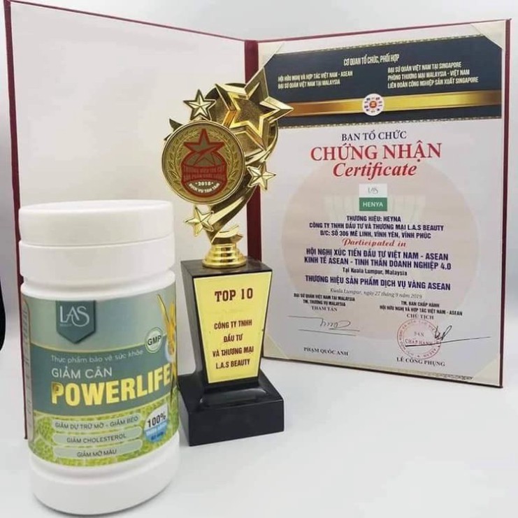 [100% Chính Hãng] sữa tảo giảm cân power life Las beauty 260gr - trà sữa giảm cân powerlife  date mới