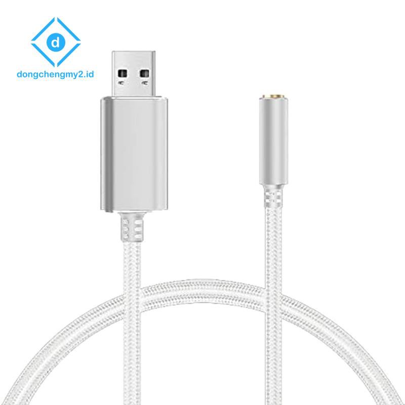 Cáp Chuyển Đổi Thẻ Âm Thanh Từ Usb Sang 3.5mm