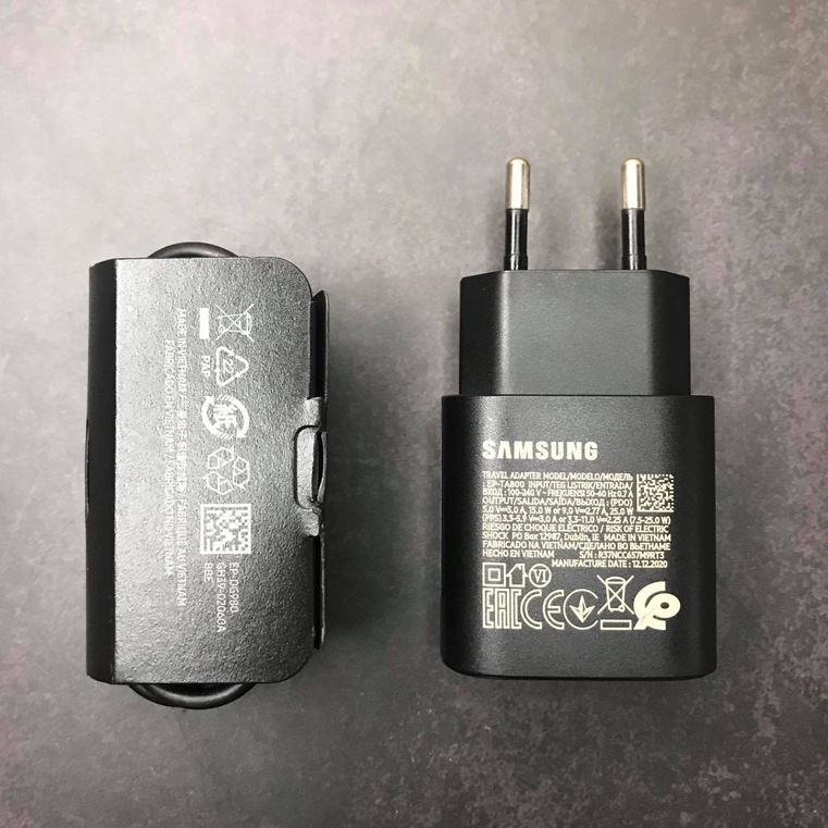 Bộ Sủ Sạc Nhanh Samsung 25W typeC cho S20/S20+/S20Ultra/ note 10/ note10+,Bảo Hành 1 Năm