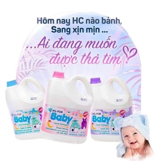 Nước giặt xả hc for baby 3500ml thái lan