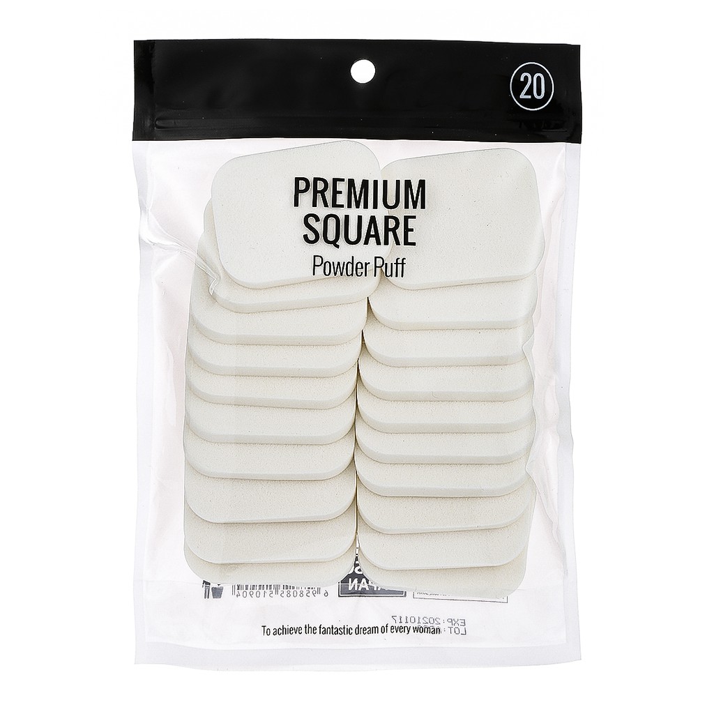 Mút trang điểm dạng vuông ( 20 miếng) Miniso