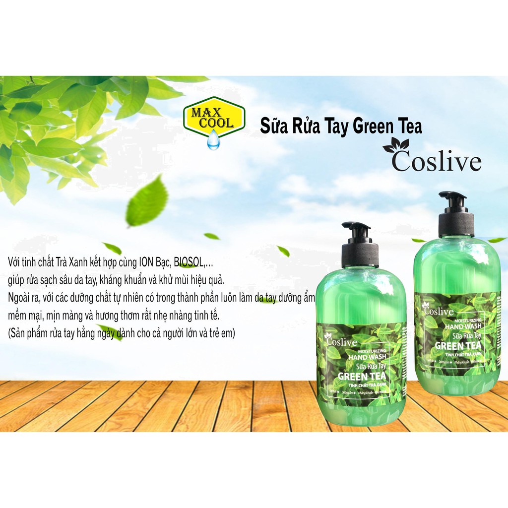 Sửa Rửa Tay Green Tea ( Trà Xanh ) 500ml