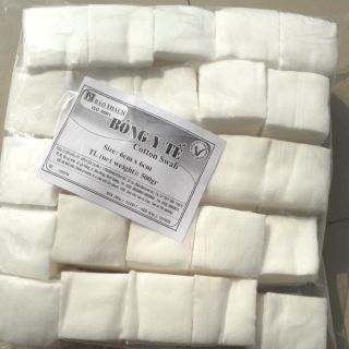 Bông gòn miếng 6 x 6 cm Bảo Thạch 0.5kg