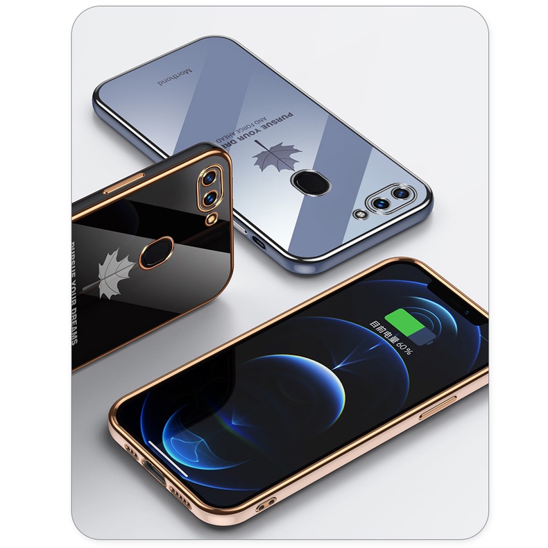 Ốp Điện Thoại Dẻo In Họa Tiết Lá Phong Cho OPPO R11 R11s R15 R15X R17 Pro K1