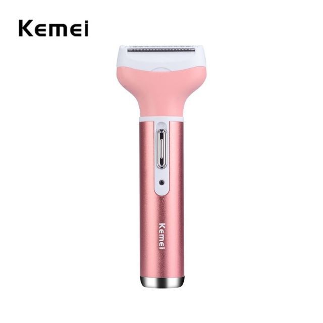 Máy Cạo Lông Cơ Thể Đa Năng 4 ịn 1 Kemei KM 6637, Tông Đơ Kemei 6637 Wax Lông Cao Cấp Cho Nữ
