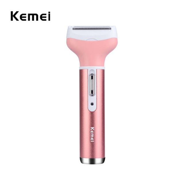 Máy Cạo Lông Cơ Thể Đa Năng 4 ịn 1 Kemei KM 6637, Tông Đơ Kemei 6637 Wax Lông Cao Cấp Cho Nữ