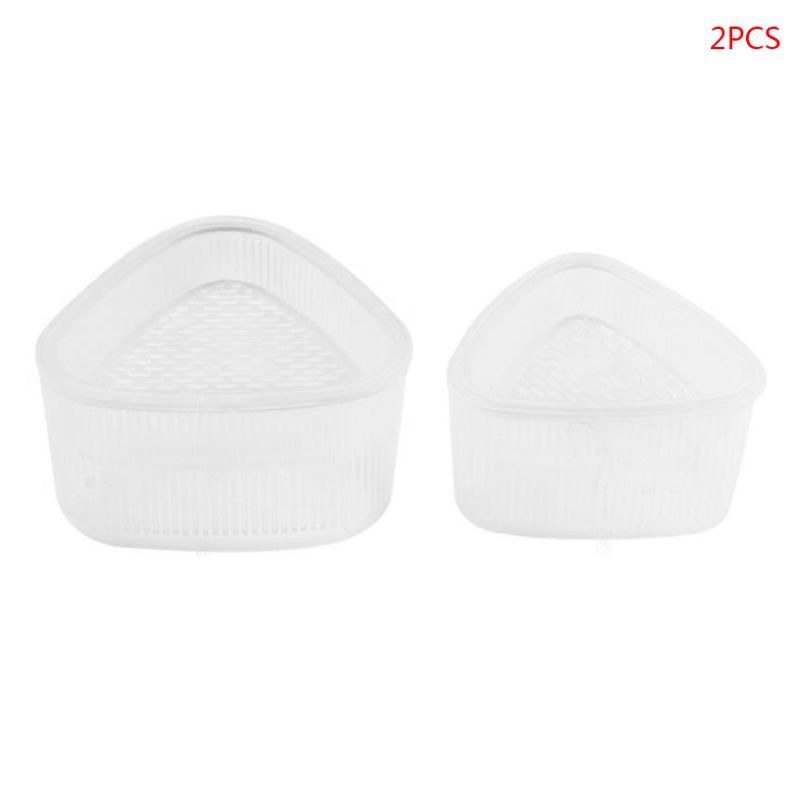 Set 2 khuôn làm cơm nắm hình tam giác sáng tạo
