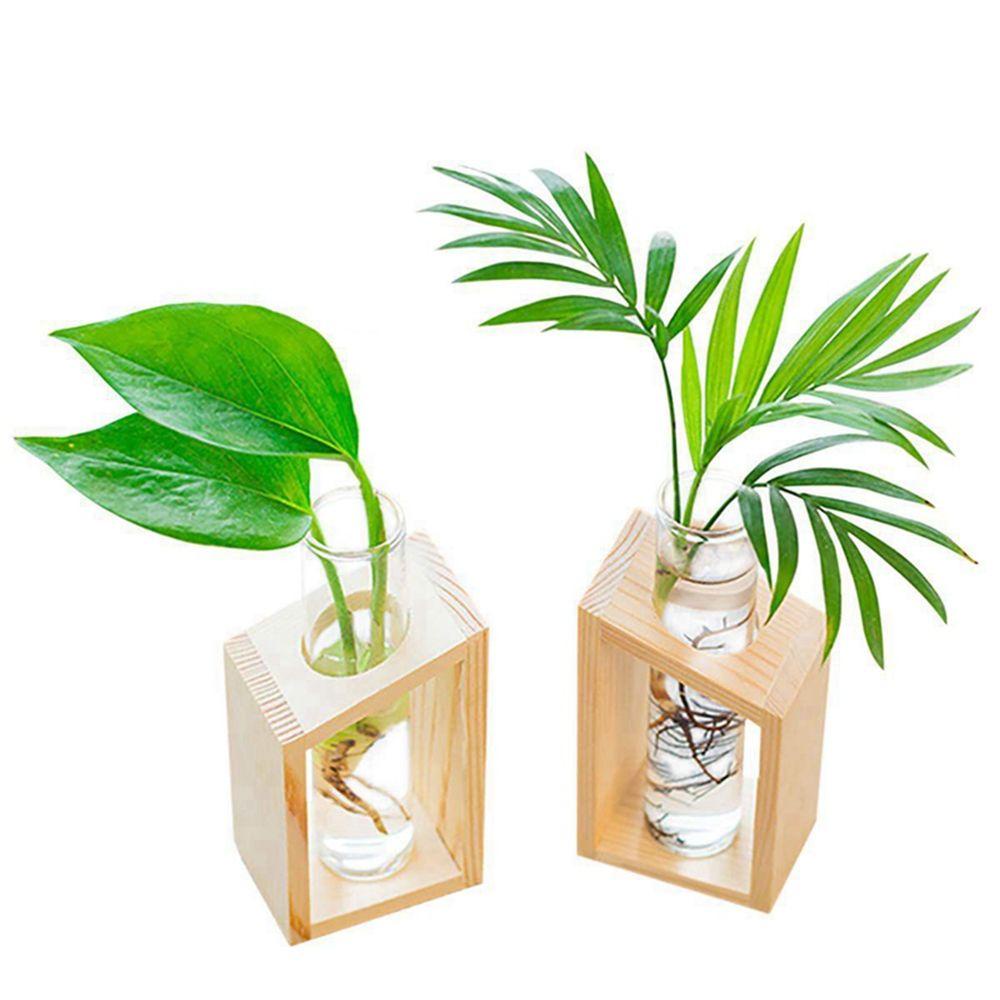 Bình Hoa Thủy Tinh Trong Suốt Hình Ống Nghiệm Độc Đáo Trang Trí Tiệc Cưới