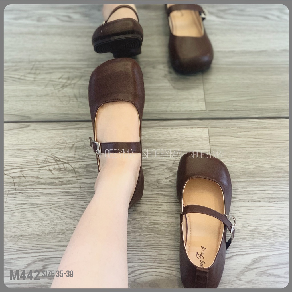 Giày búp bê nữ quai ngang cá tính M442