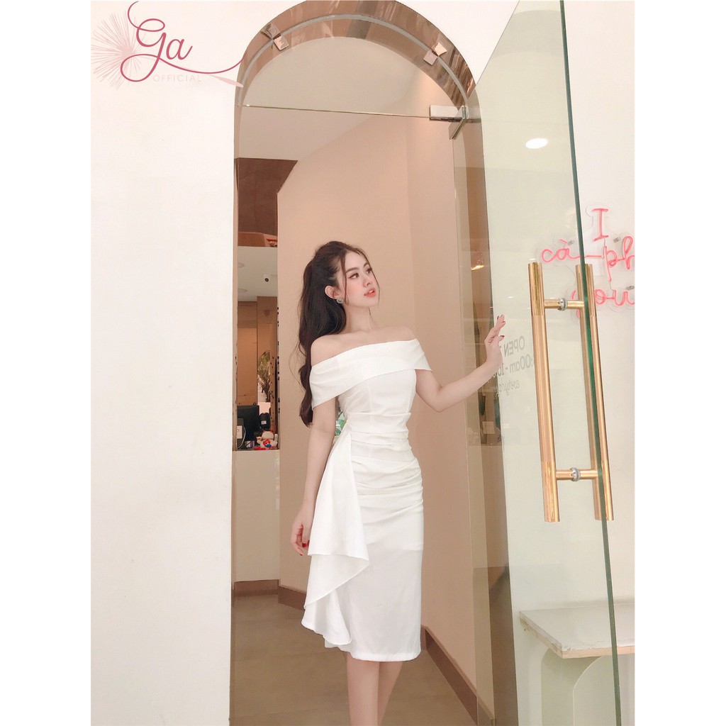 Đầm dự tiệc trễ vai ôm body bèo hông sang trọng Mylan Dress | BigBuy360 - bigbuy360.vn
