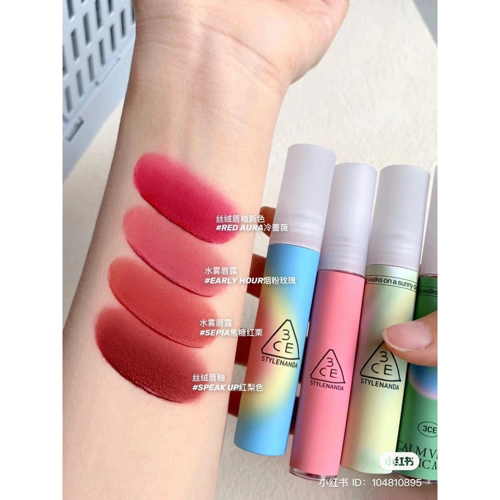Son kem lì 3CE MYSTIC MOODS Velvet Lip Tint