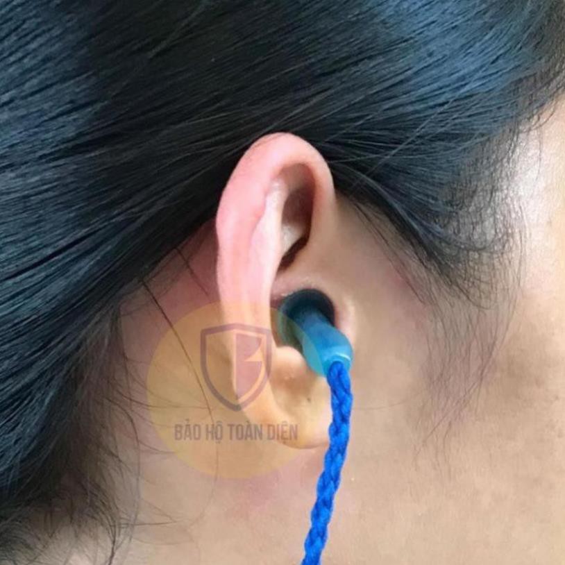Nút bịt tai chống ồn có dây 3M 1290 | Nút tai chống ồn 3M| Dùng nhiều lần
