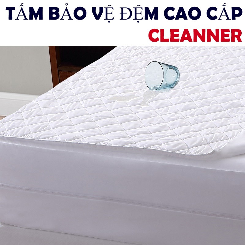 Tấm Lót Bảo Vệ Đệm (nệm) Loại 1 chống thấm nước bụi bẩn Cleanner [Thoáng mát hơn]