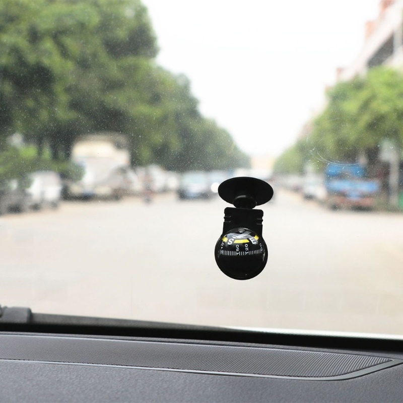 La Bàn Định Vị Chống Thấm Nước Xoay 360 Độ Kèm Cốc Hút 2.28x1.26 inch Cho Xe Hơi
