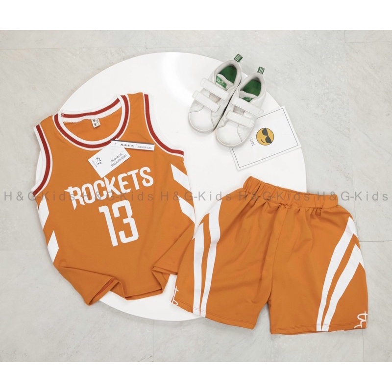 size 20-35kg bộ Rock 13 phong cách khoẻ khoắn thể thao cho bé - br13
