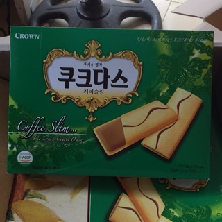 Bánh crown xanh coffee slim 288g