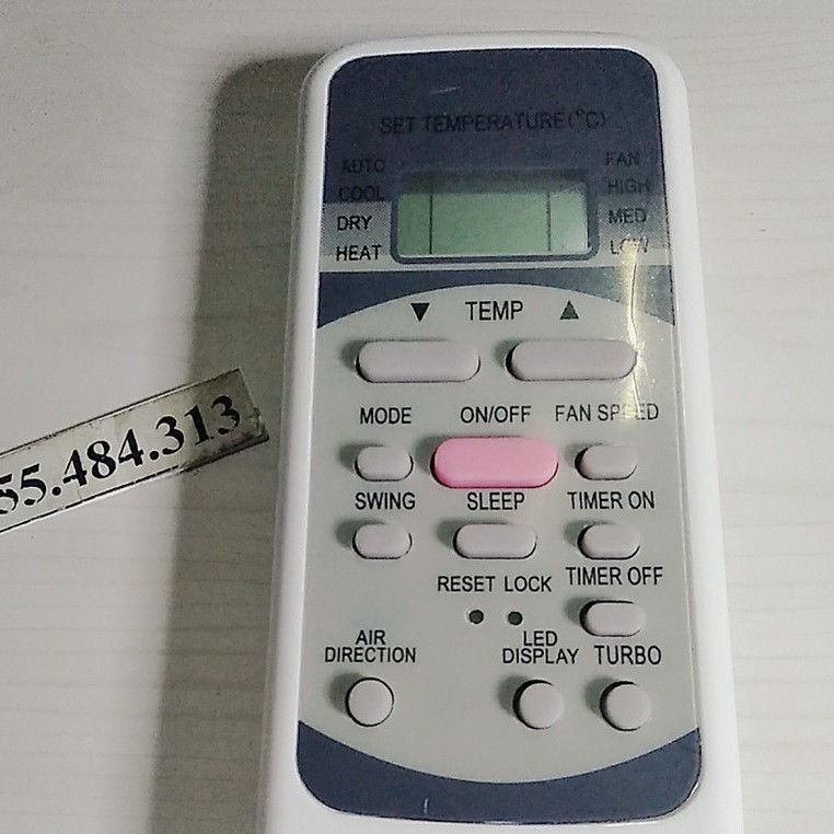 Điều khiển điều hoà Funiki Remote máy lạnh Funiki nút hồng Hàng đẹp