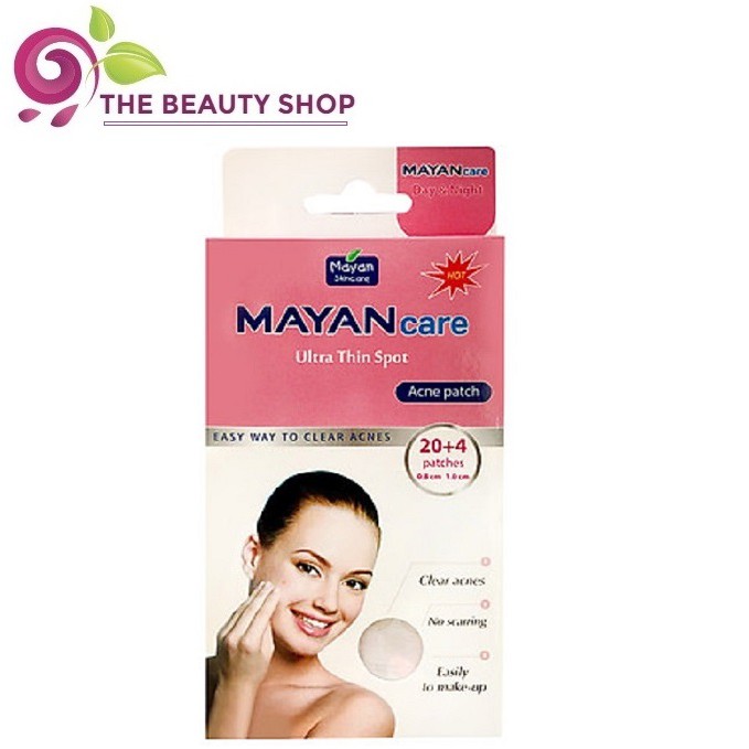 Miếng Dán giảm Mụn Mayan Care 20 Miếng (0.8cm)